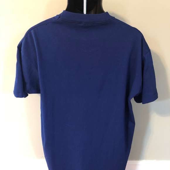 90s Internet Website Shirt Dot Com Tech Blue XL - Picture 4 of 6